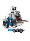 High definition sewer pipeline inspection crawler robot Windows and Andriod controller