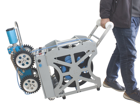 Risoluzione robot del sistema di ispezione 1024*768 del tubo del cingolo del CCTV 1500mm